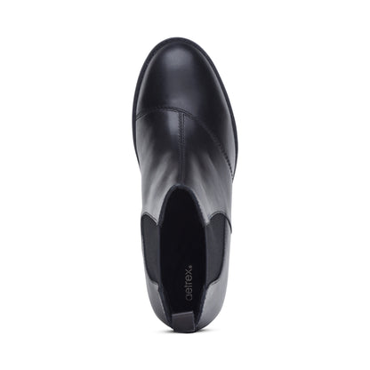 Dawn Wedge Boot top Angle #color_black