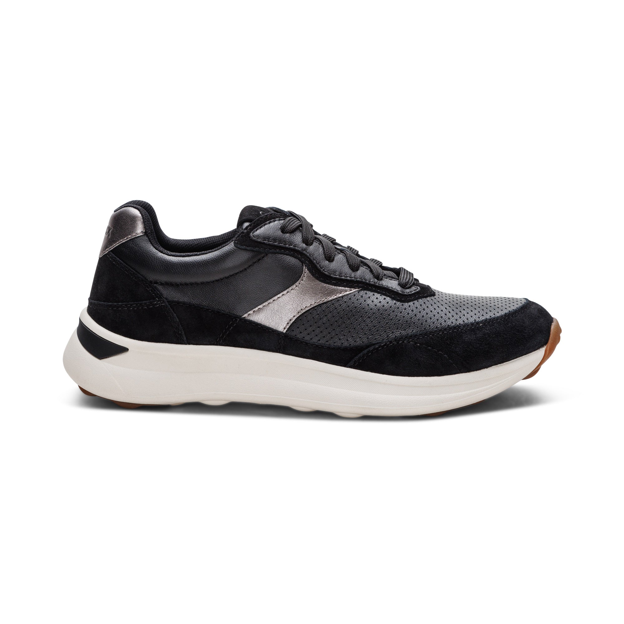 Emily Lace Up Sneakers #color_black