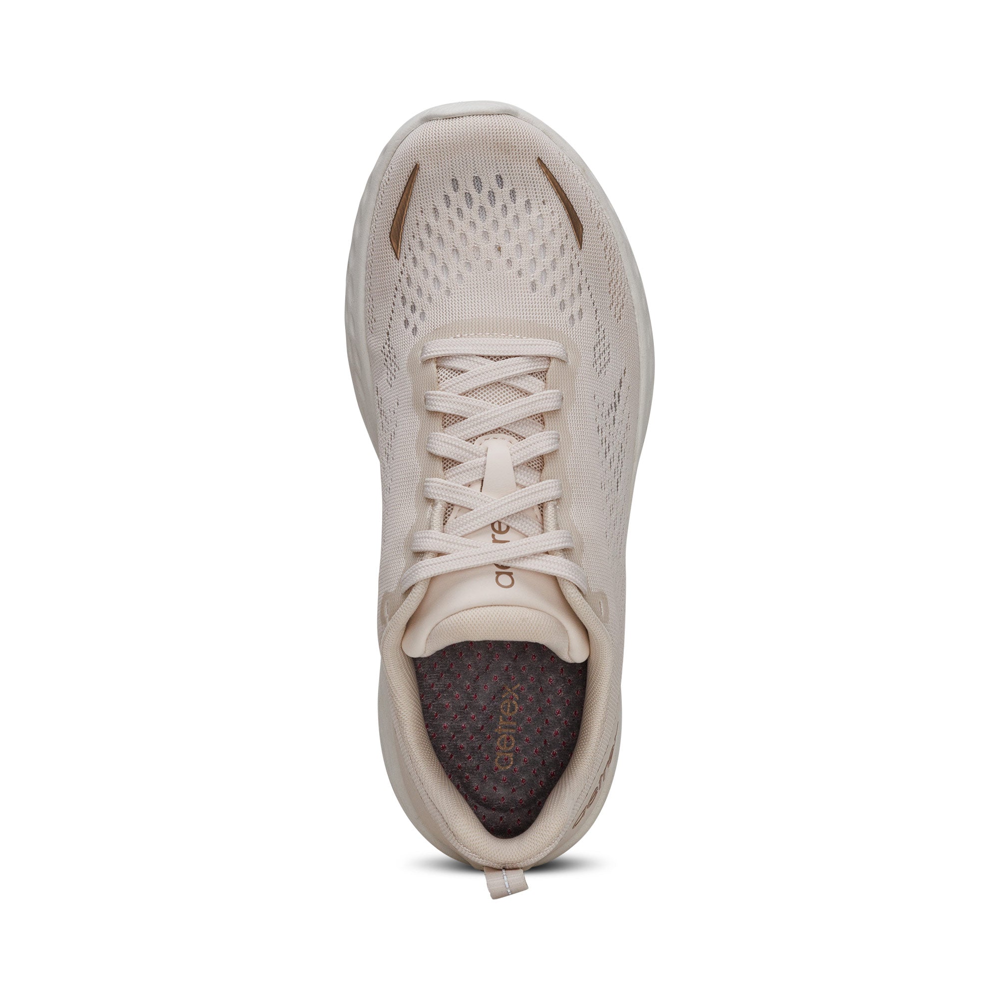 Danika Arch Support Sneaker Top Angle #color_ivory