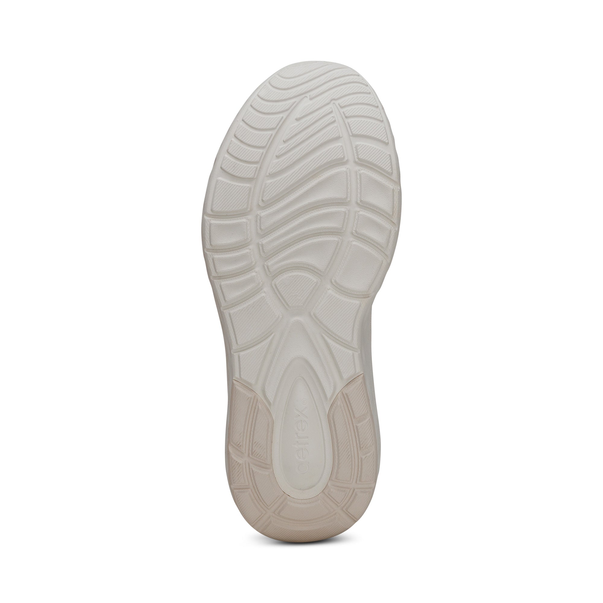 Danika Arch Support Sneaker Bottom Angle #color_ivory