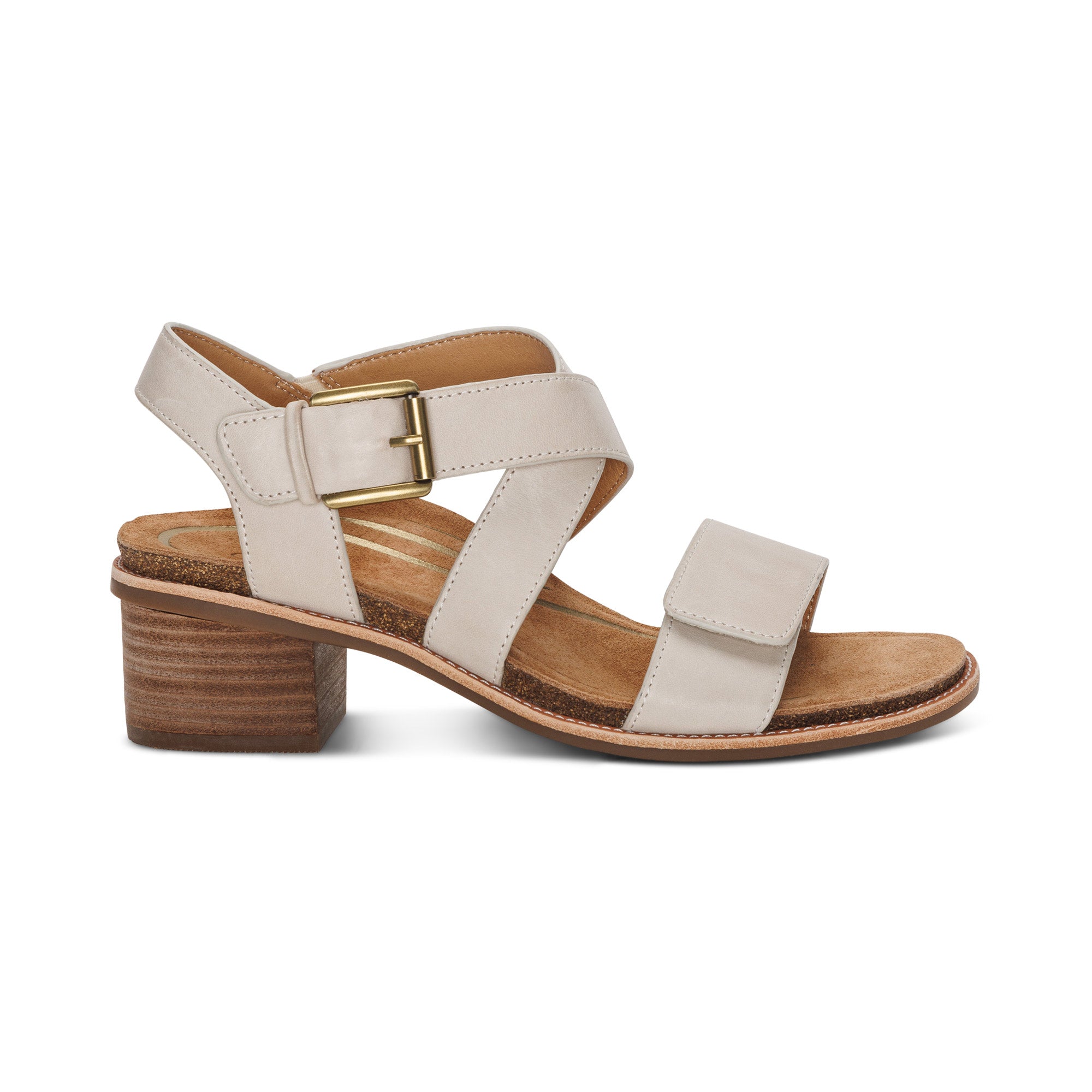 Kristin Arch Support Block Heel #color_ivory