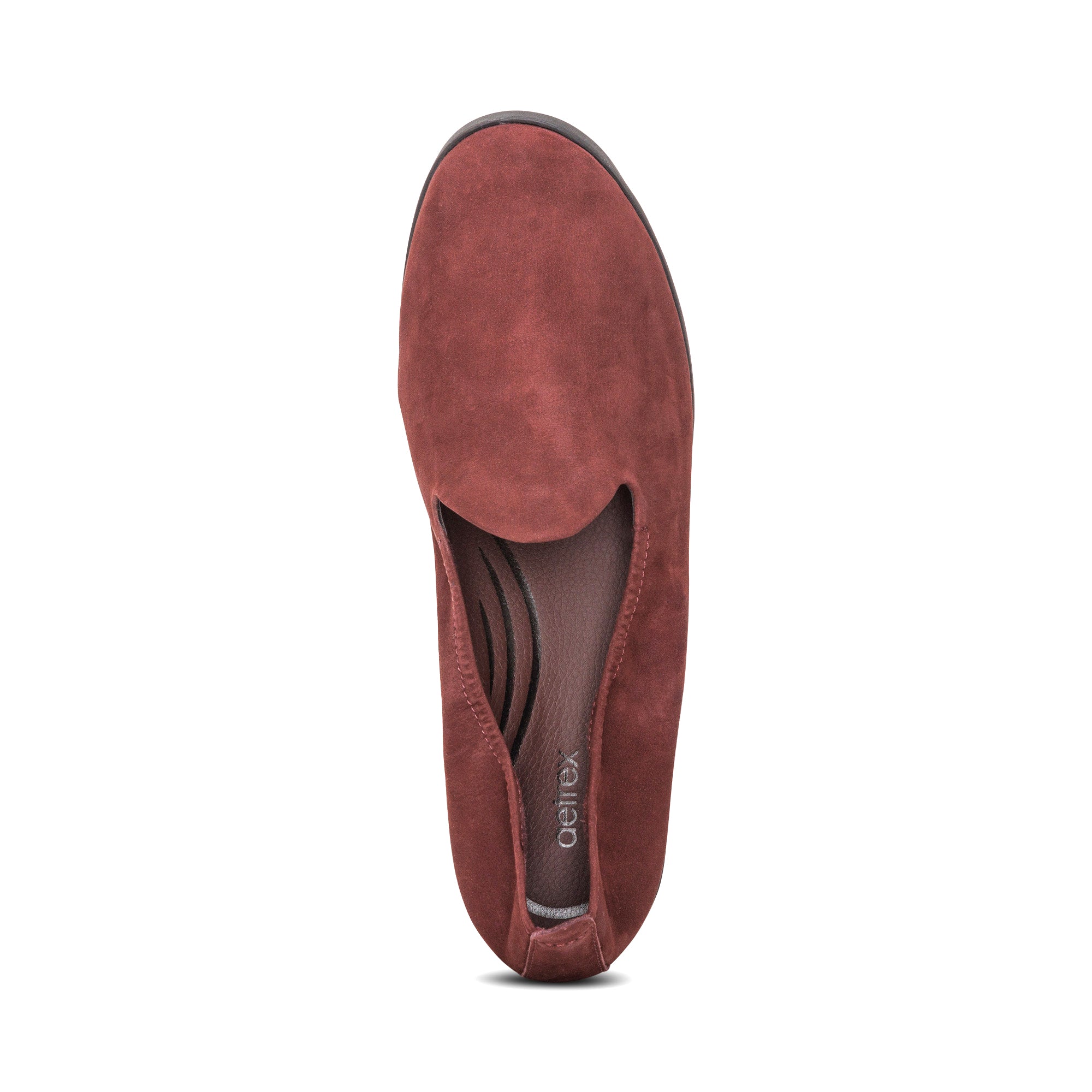 Liz Slip On Flat #color_burgundy
