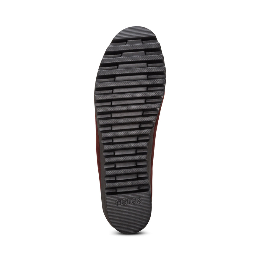Liz Slip On Flat #color_burgundy