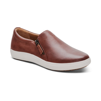 Jenna Slip-On Sneakers Catalog Angle #color_brown