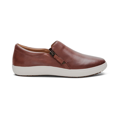 Jenna Slip-On Sneakers Right Angle #color_brown