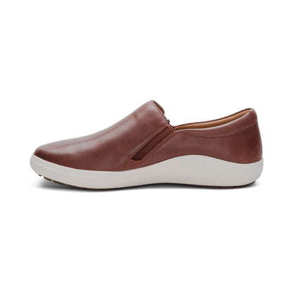 Jenna Slip-On Sneakers Left Angle #color_brown