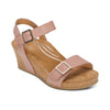 Lexa Quarter Strap Wedge #color_rose