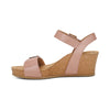 Lexa Quarter Strap Wedge #color_rose