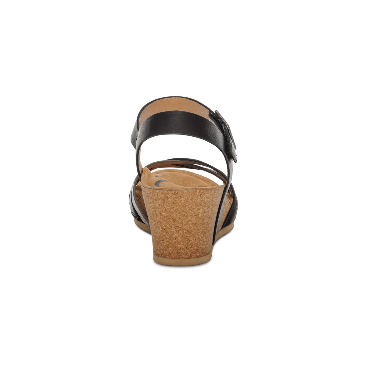 Noelle Arch Support Wedge Rear Angle #color_black