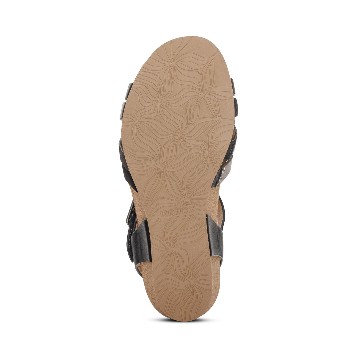 Noelle Arch Support Wedge Bottom Angle #color_black