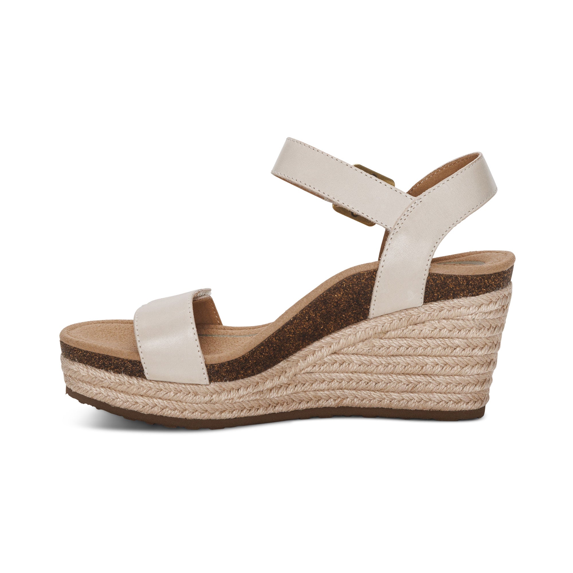 Sydney Quarter Strap Espadrille Wedge #color_ivory