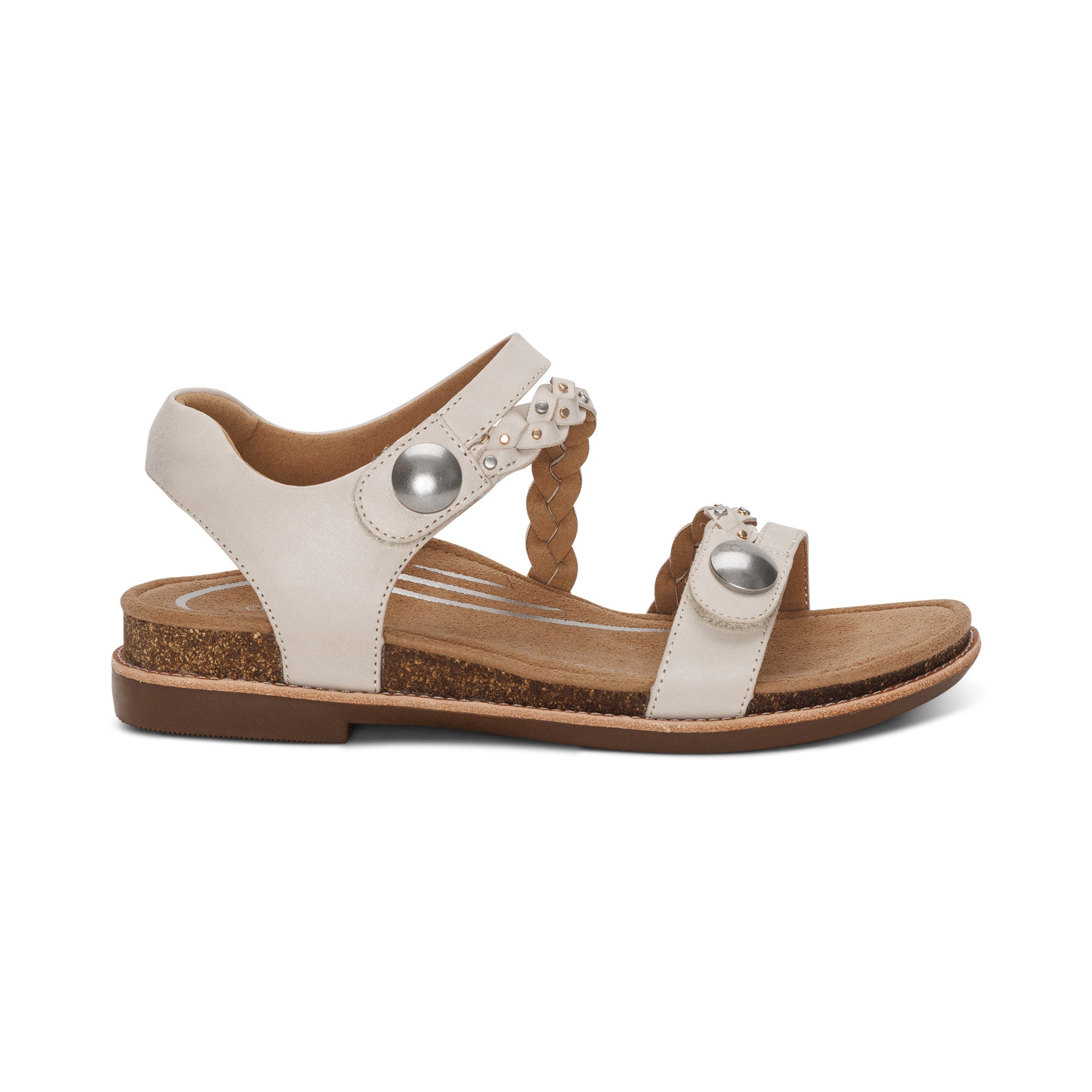 Jenn Quarter Strap Sandal Right Angle #color_ivory