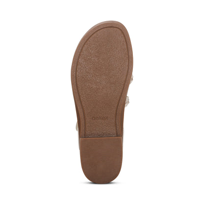 Jenn Quarter Strap Sandal Bottom Angle #color_ivory
