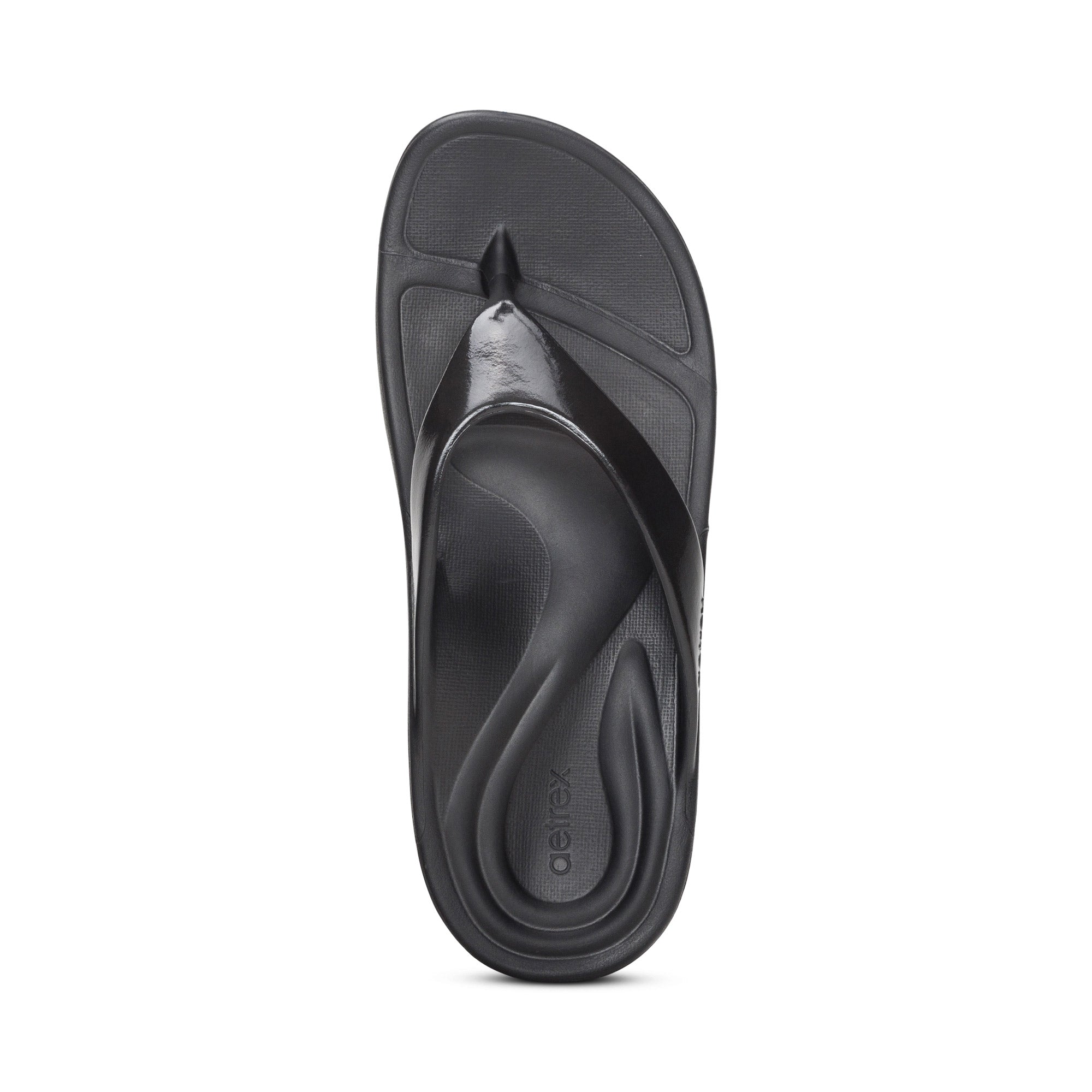 Maui Orthotic Flips - Women #color_black-gloss