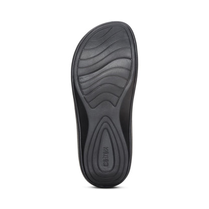 Maui Orthotic Flips - Women #color_black-gloss