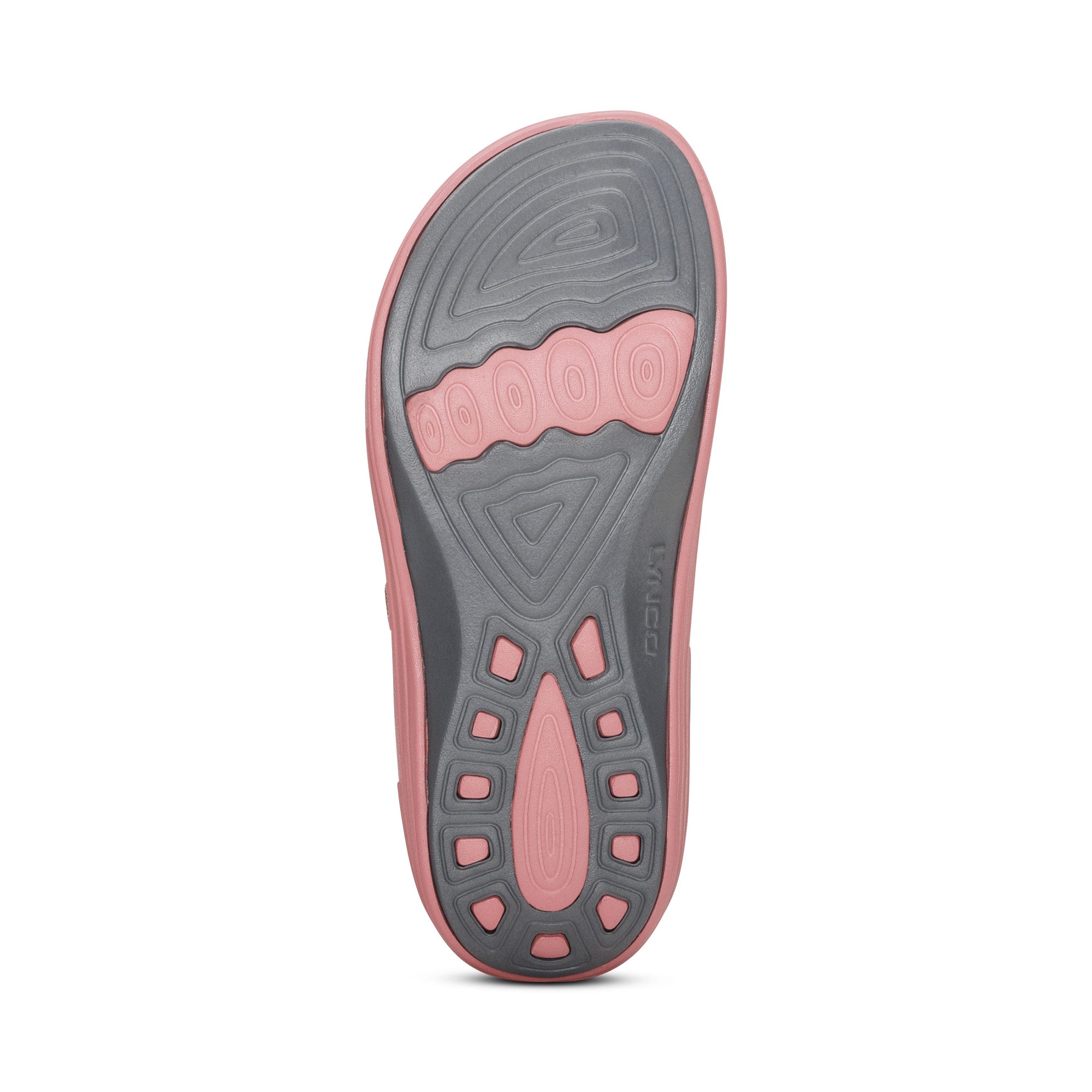 Fiji Orthotic Sandal Bottom Angle #color_rose-sparkle