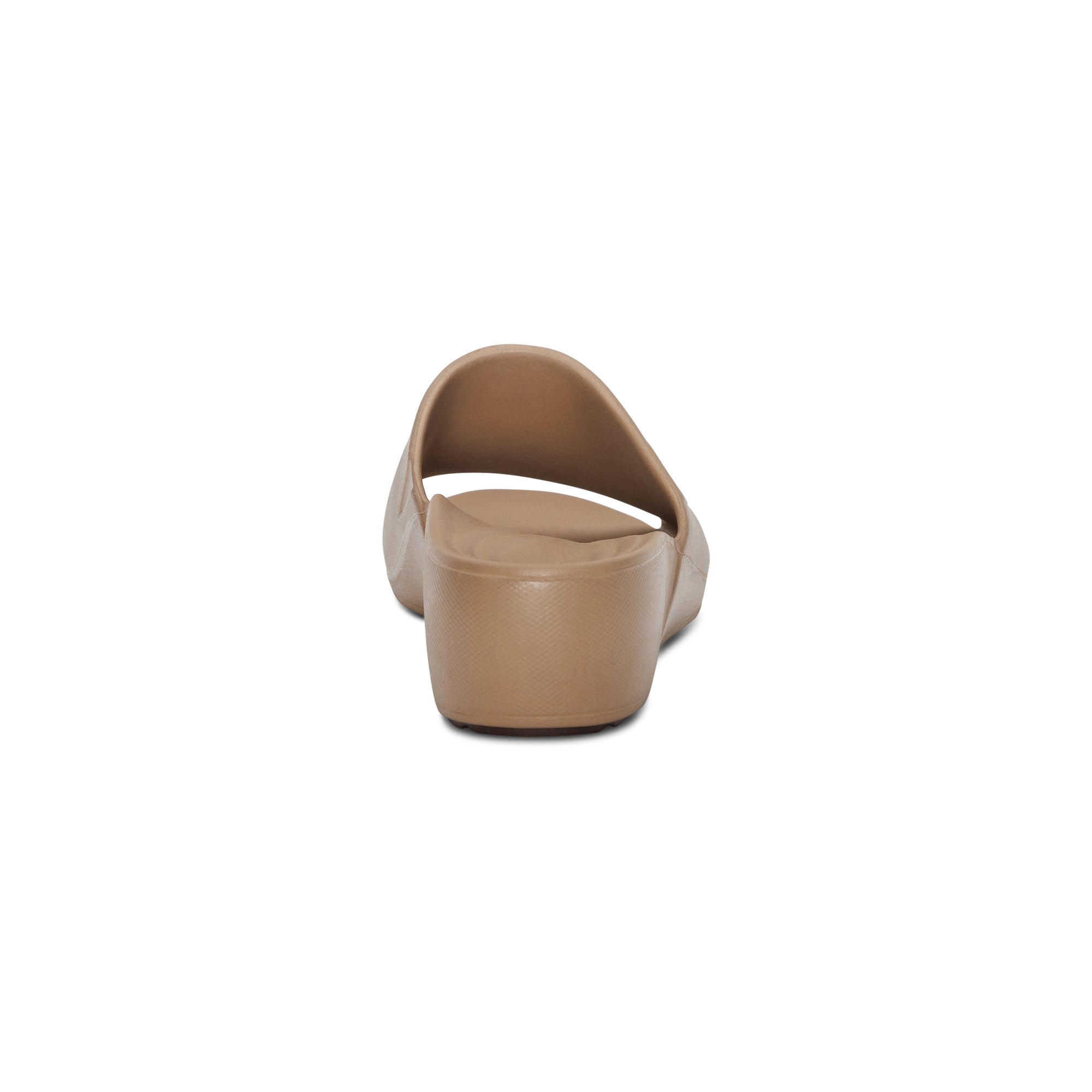 Jamie Orthotic Wedge Rear Angle #color_tan shimmer