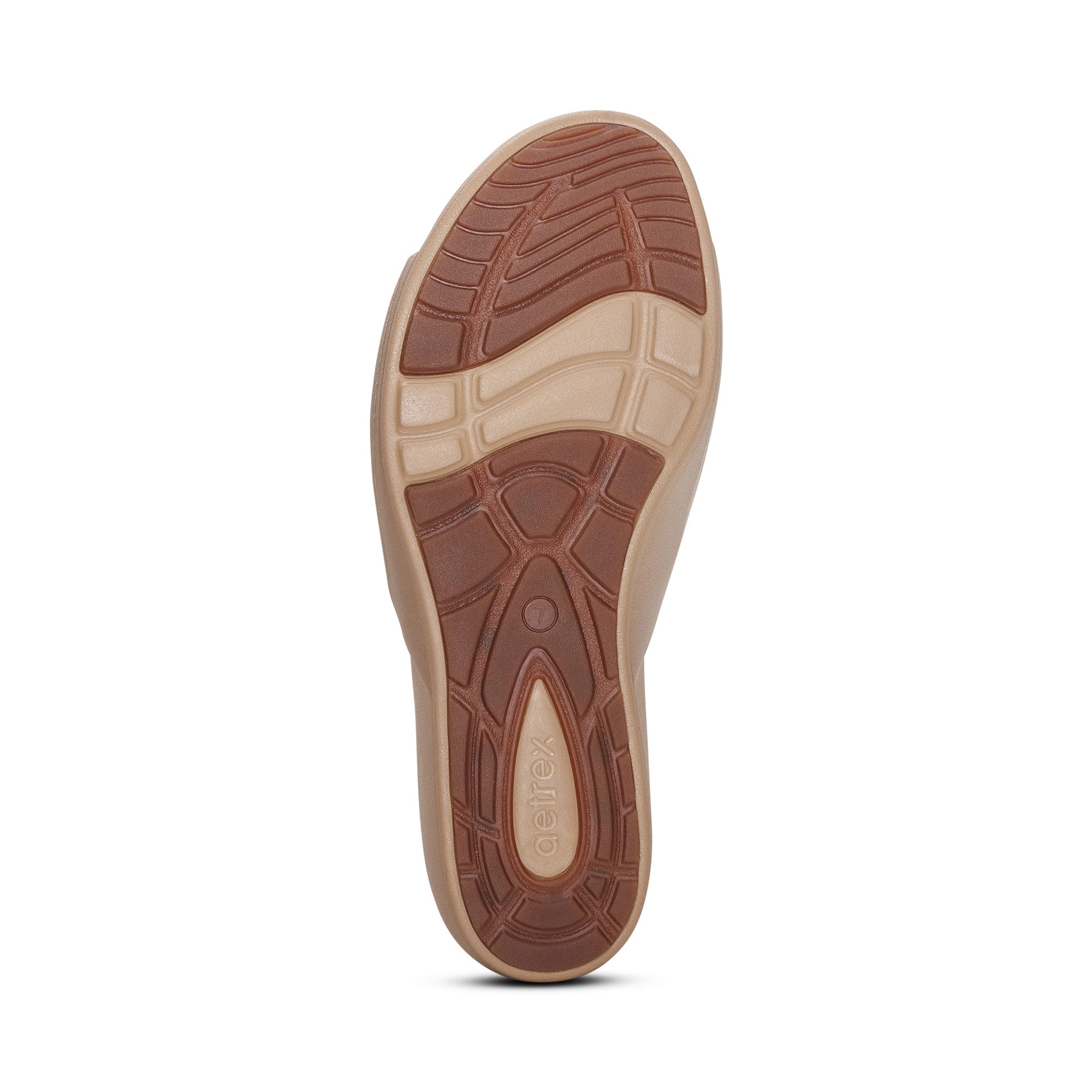 Jamie Orthotic Wedge Bottom Angle #color_tan shimmer