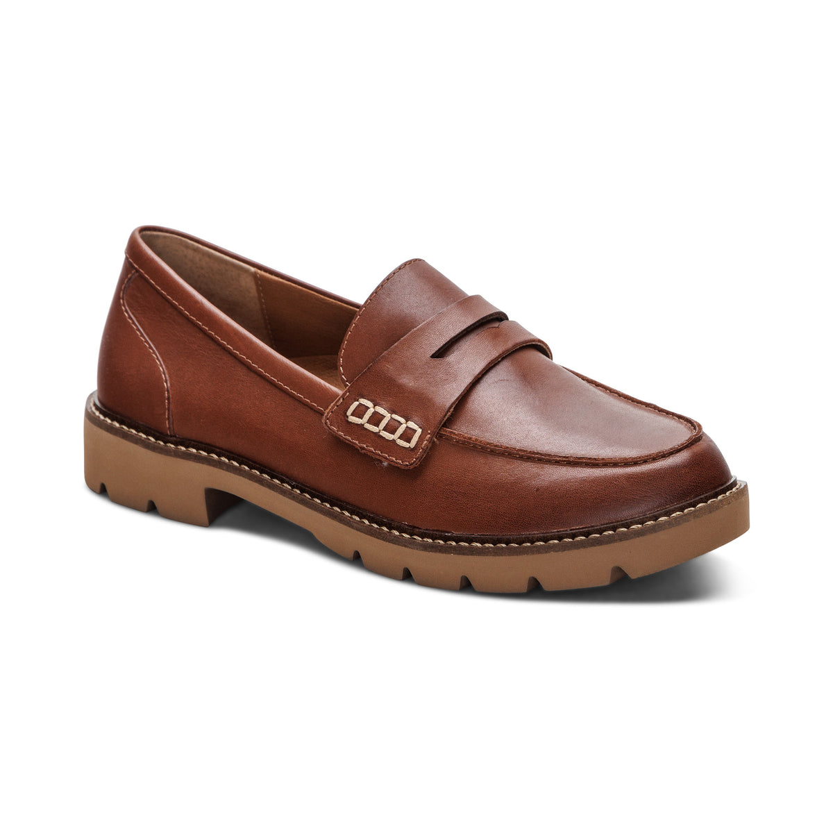 Collette Arch Support Loafer Cognac