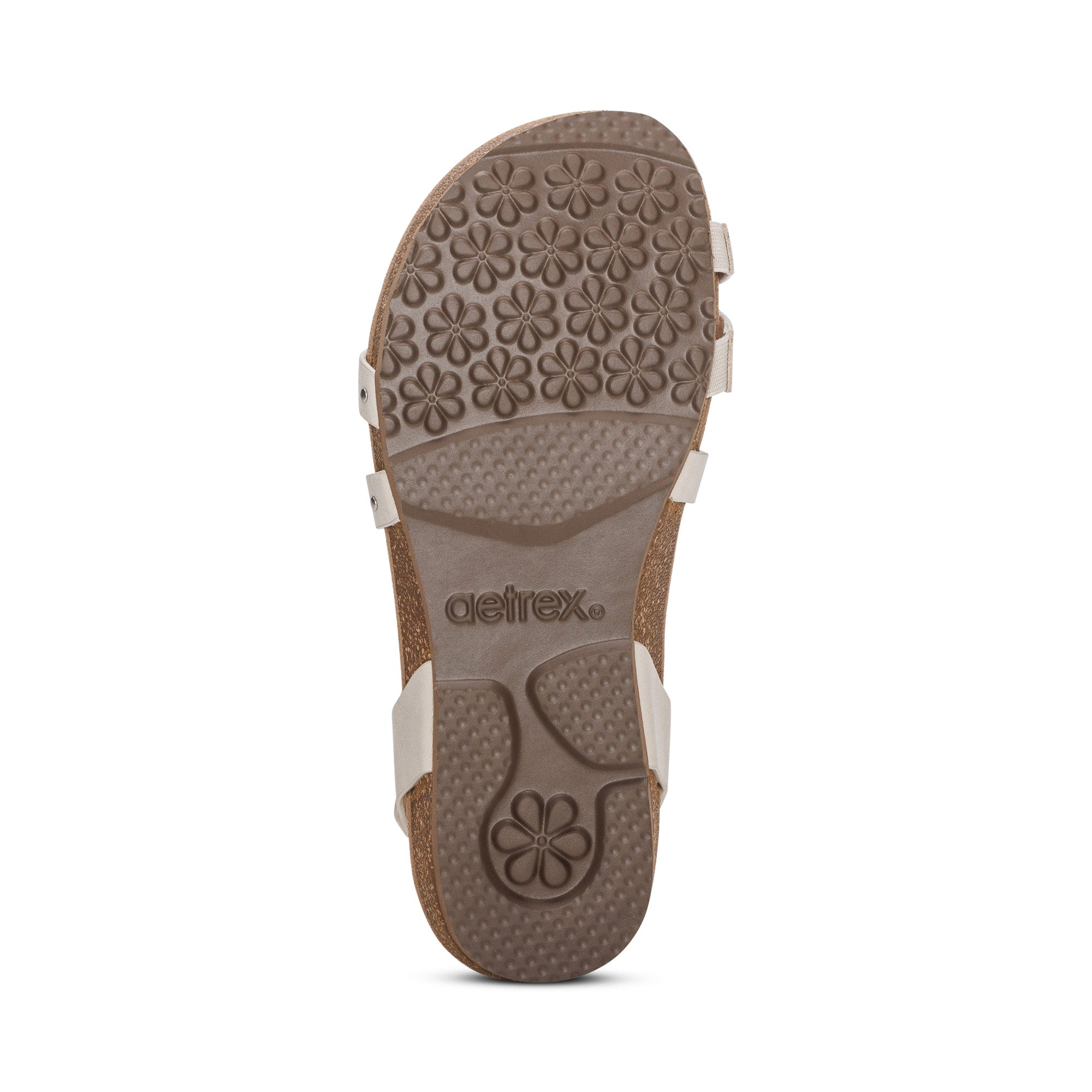 Lauren Quarter Strap Sandal Bottom Angle #color_ivory