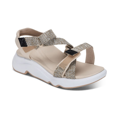 Marz Adjustable Sport Sandal #color_beige