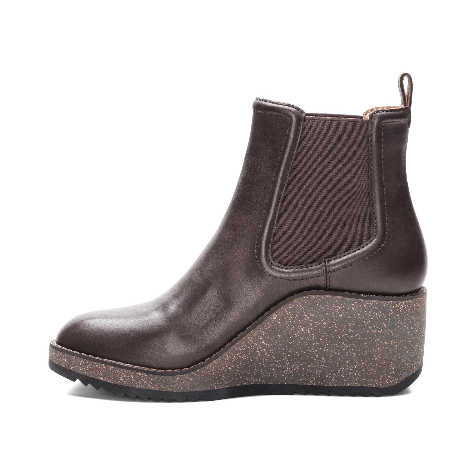 Dawn Wedge Boot Left Angle #color_dark brown