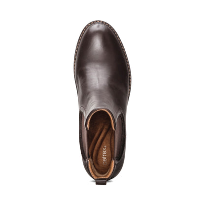 Dawn Wedge Boot Top Angle #color_dark brown