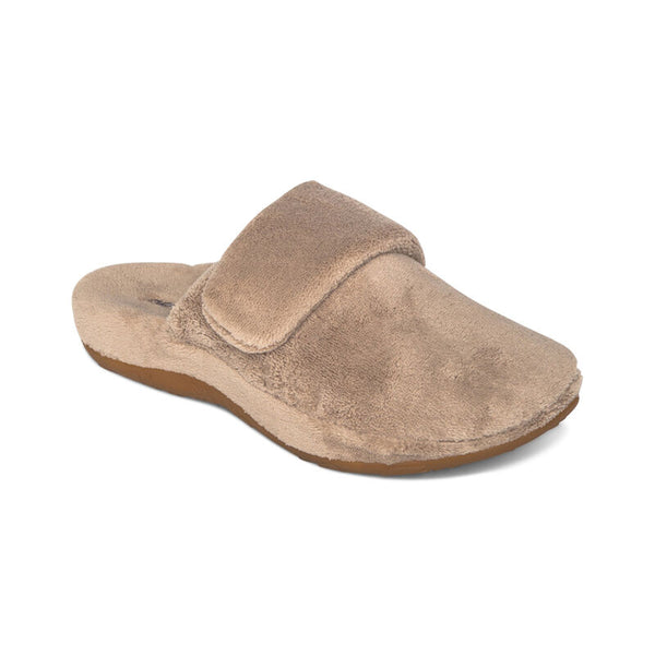 靴 Sanders MEDALION SLIPPER Mandy Closed Toe Slipper - Coffee – aetrex