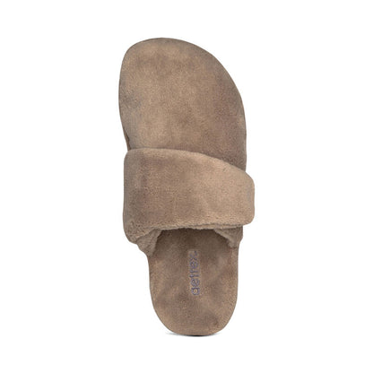 Mandy Closed Toe Slipper #color_coffee
