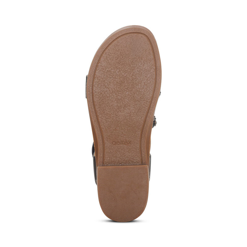 Jenn Quarter Strap Sandal #color_black