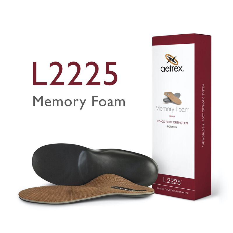 Memory Foam Posted Orthotics W Metatarsal Support