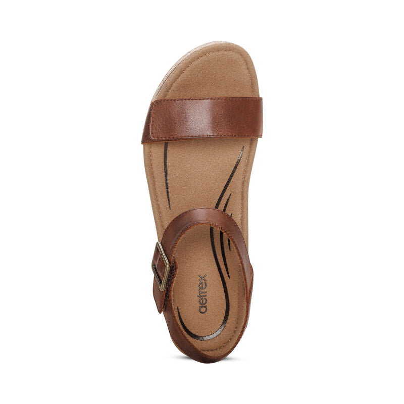 Sydney Quarter Strap Espadrille Wedge #color_walnut