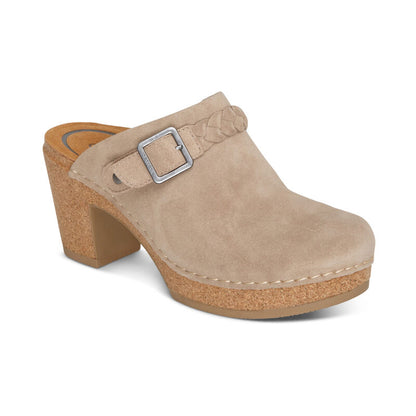 Corey Clog Catalog Angle #color_taupe