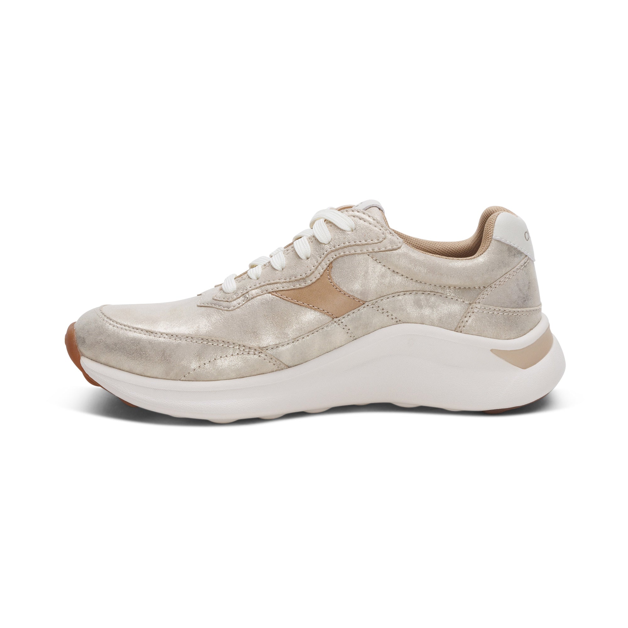 Emily Lace Up Sneakers #color_champagne