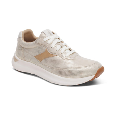 Emily Lace Up Sneakers #color_champagne