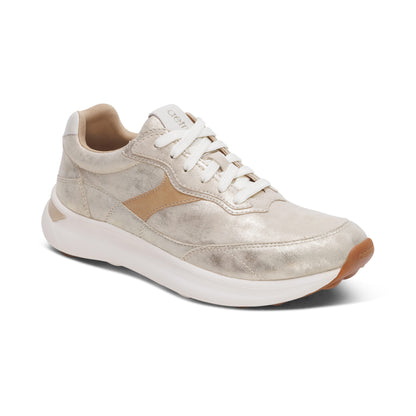 Emily Lace Up Sneakers Catalog Angle #color_champagne