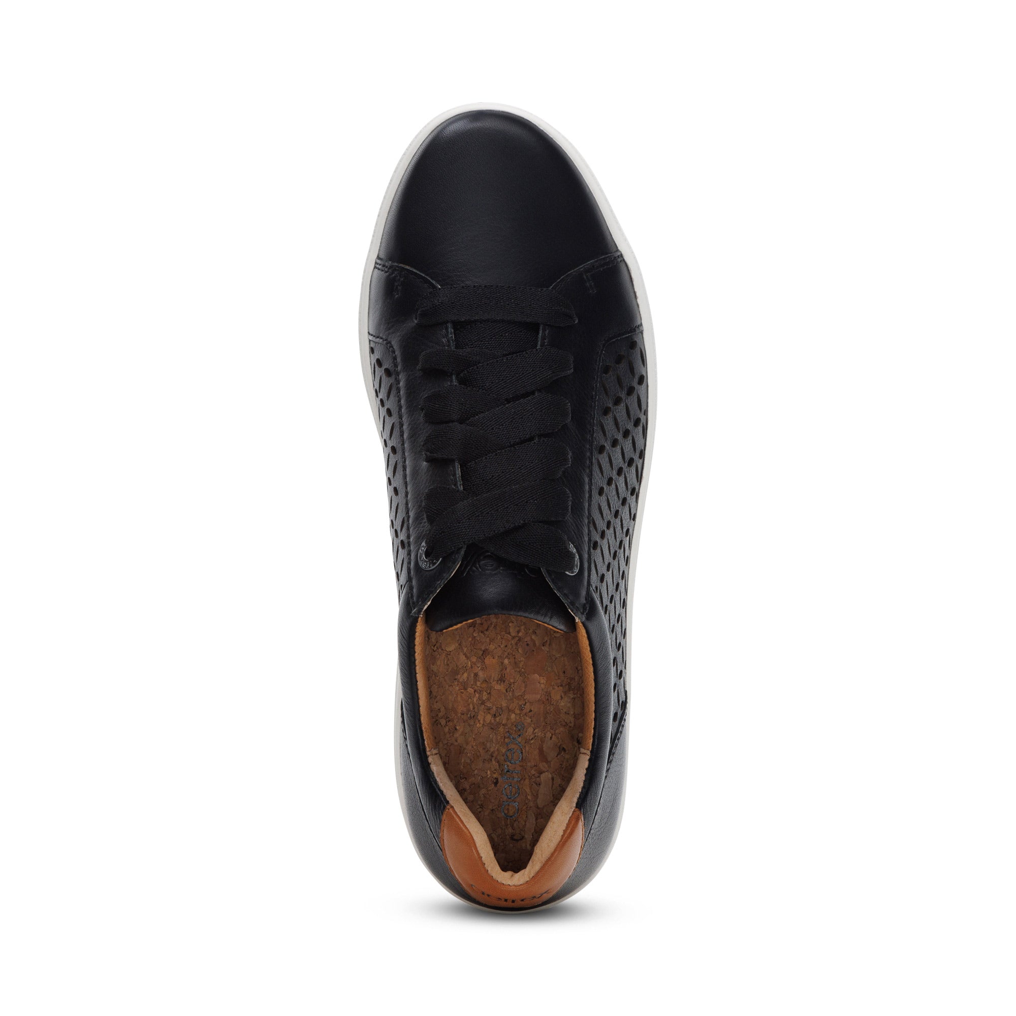 Courtney Lace-up Sneakers #color_black-cutout