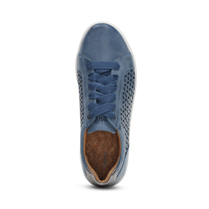 Courtney Lace-up Sneakers #color_blue-cutout