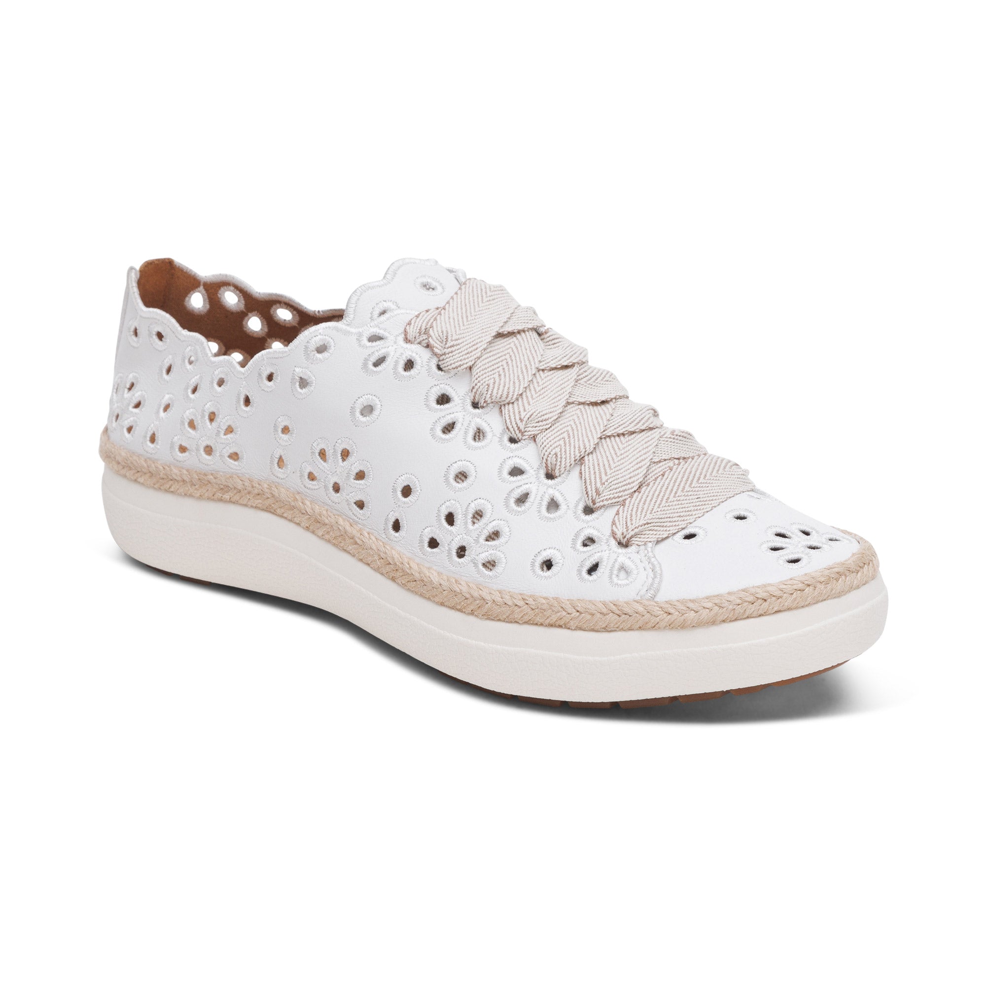 Charlotte Lace Up Sneaker #color_white