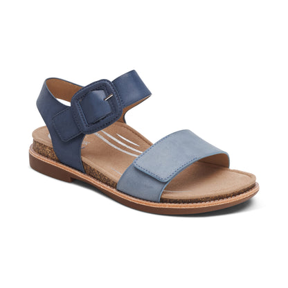 Claire Quarter Strap Sandal #color_navy