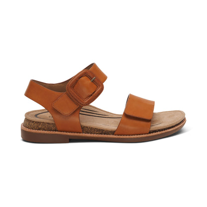 Claire Quarter Strap Sandal #color_cognac