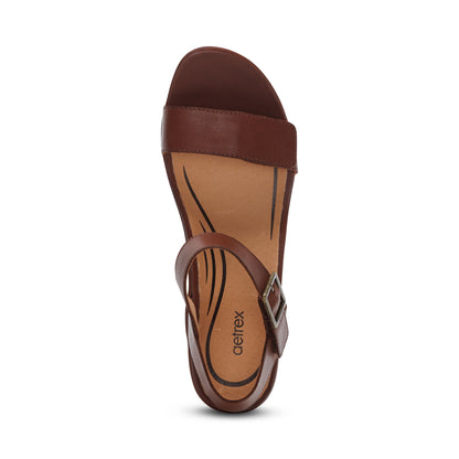 Andrea Quarter Strap Wedge  #color_walnut