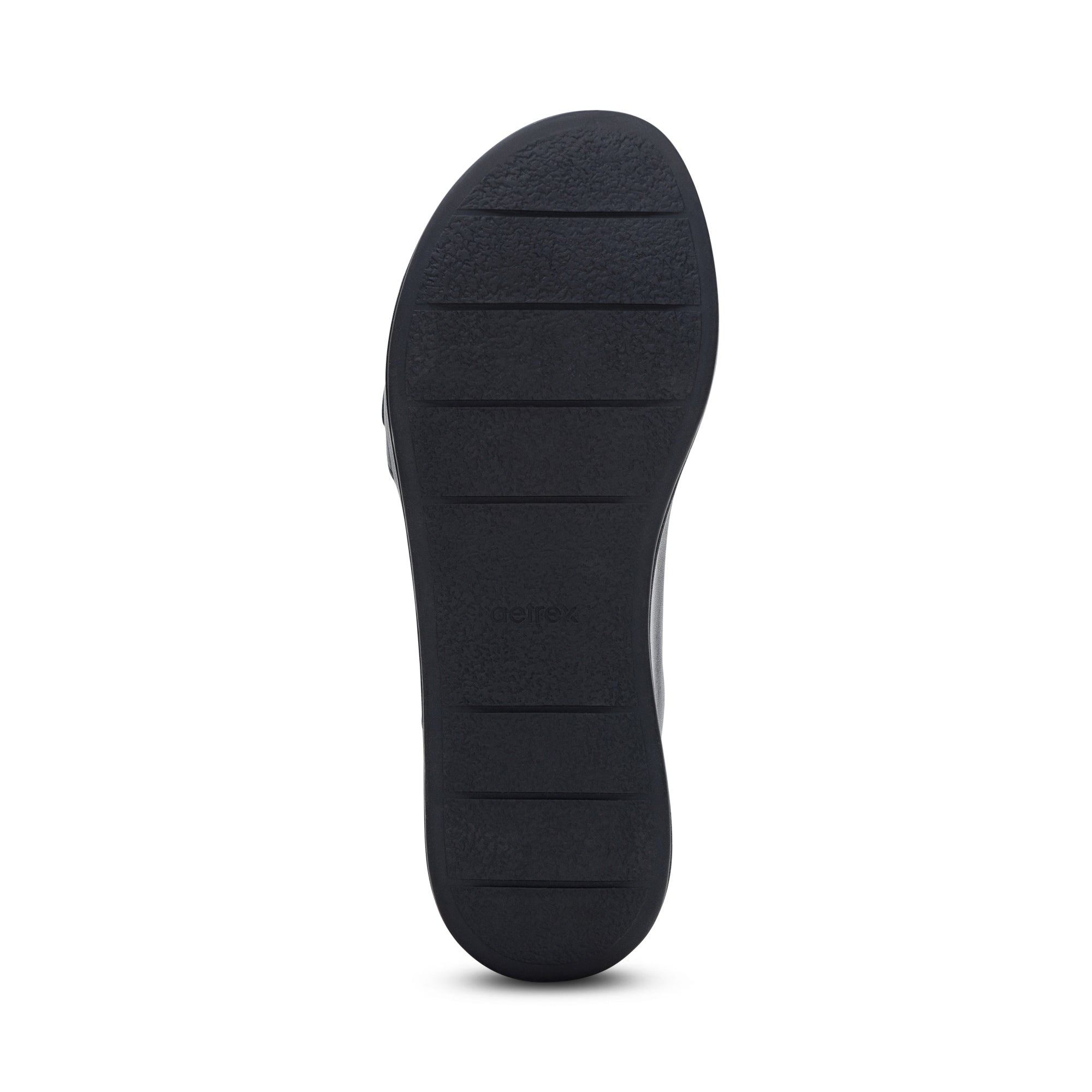 Ariel Adjustable Quarter Strap Wedge  #color_black