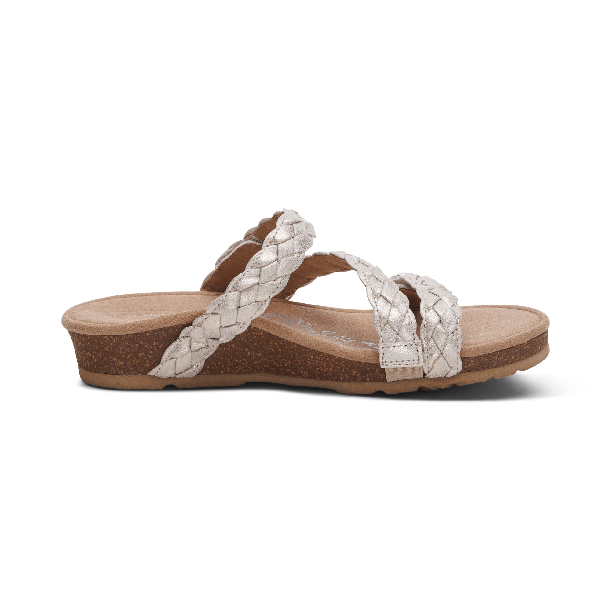 Josie Braided Slide - Champagne – aetrex