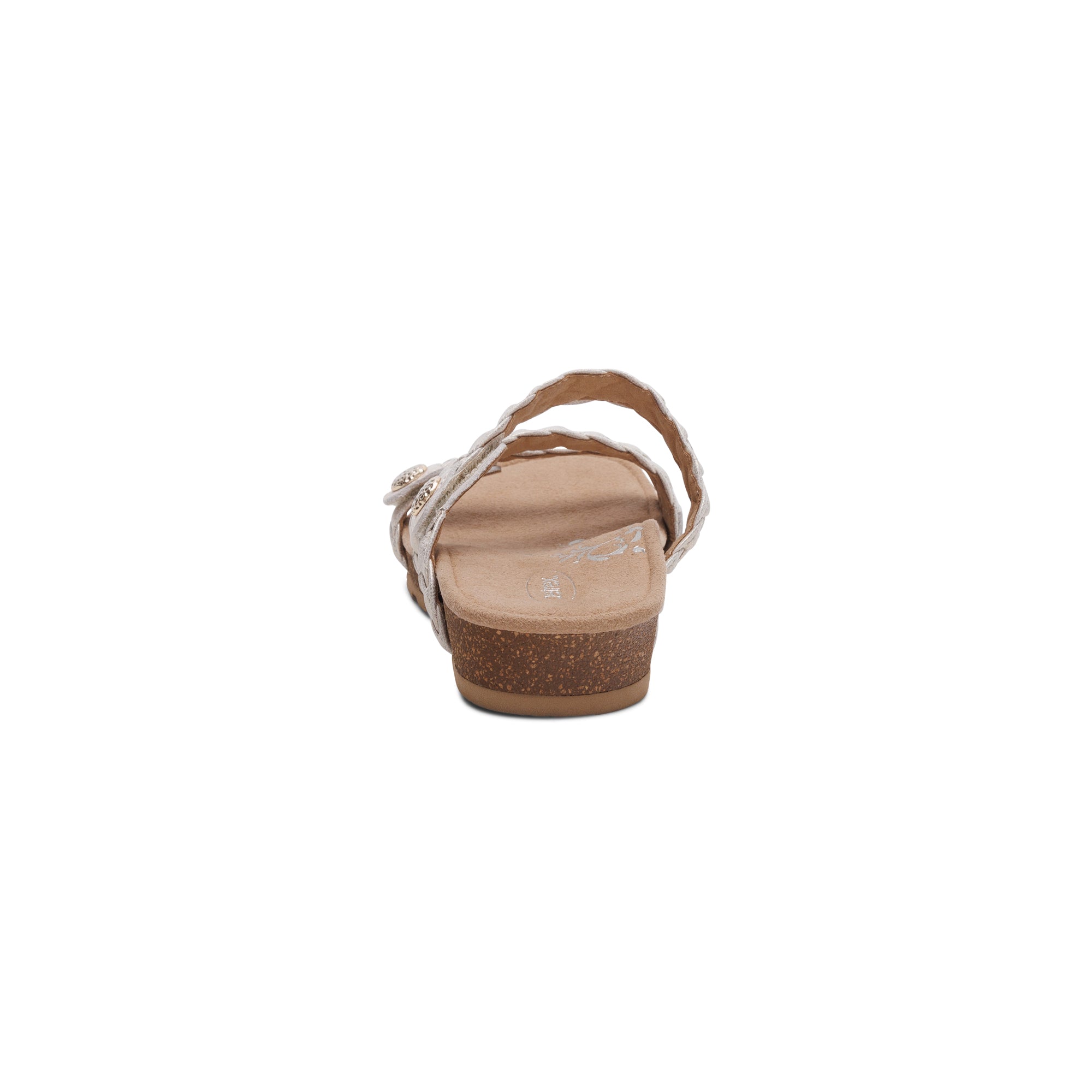 Josie Braided Slide - Champagne – aetrex