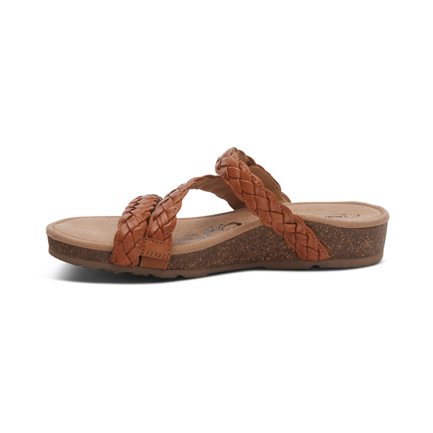 Josie Braided Slide #color_ginger