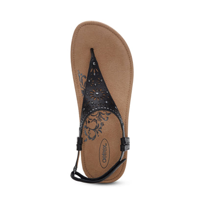 Evelyn Thong Sandal #color_black
