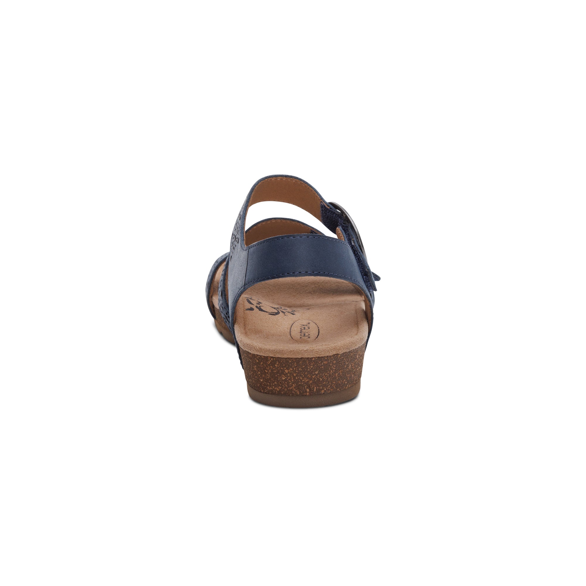 Lilly Adjustable Quarter Strap Sandal #color_navy-cutout
