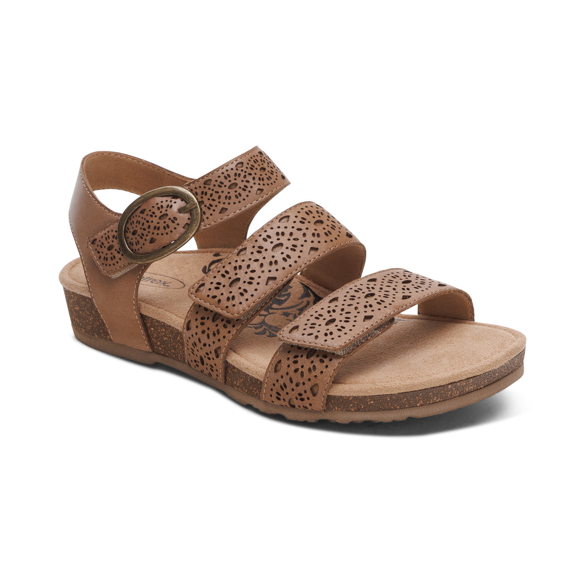 Lilly Adjustable Quarter Strap Sandal Cutout