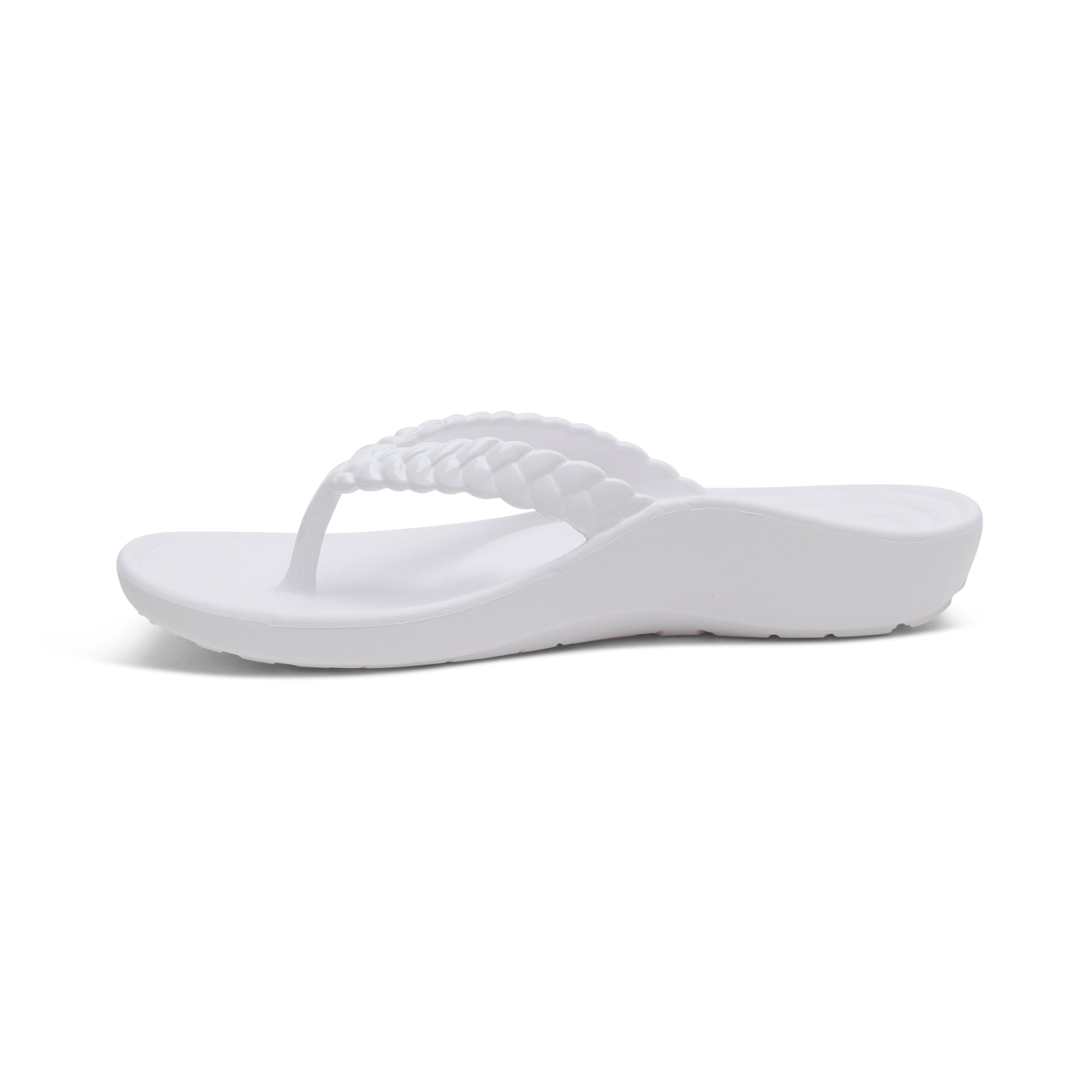 Vicki Braided Thong Sandal #color_white-gloss